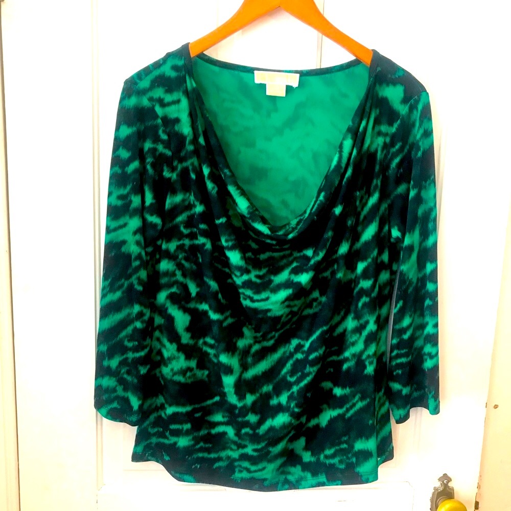 Michael Kors patterned 3/4 Blouse - machine washable